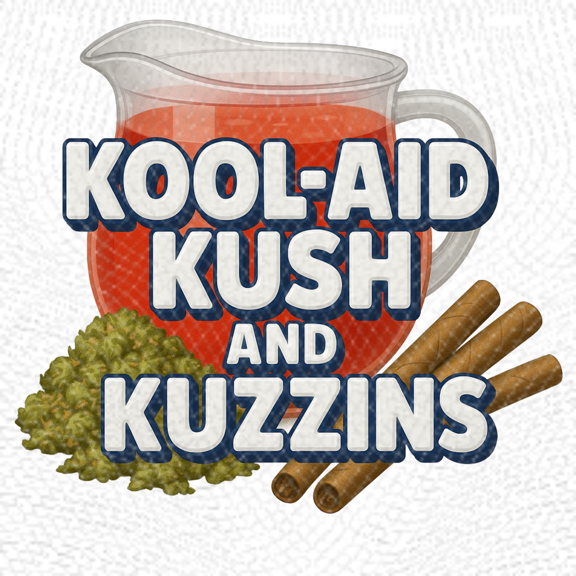 Kool-Aid Kush & Kuzzins PNG | Funny Thanksgiving Design | Instant Download | Sublimation & DTF Clipart | 300 DPI