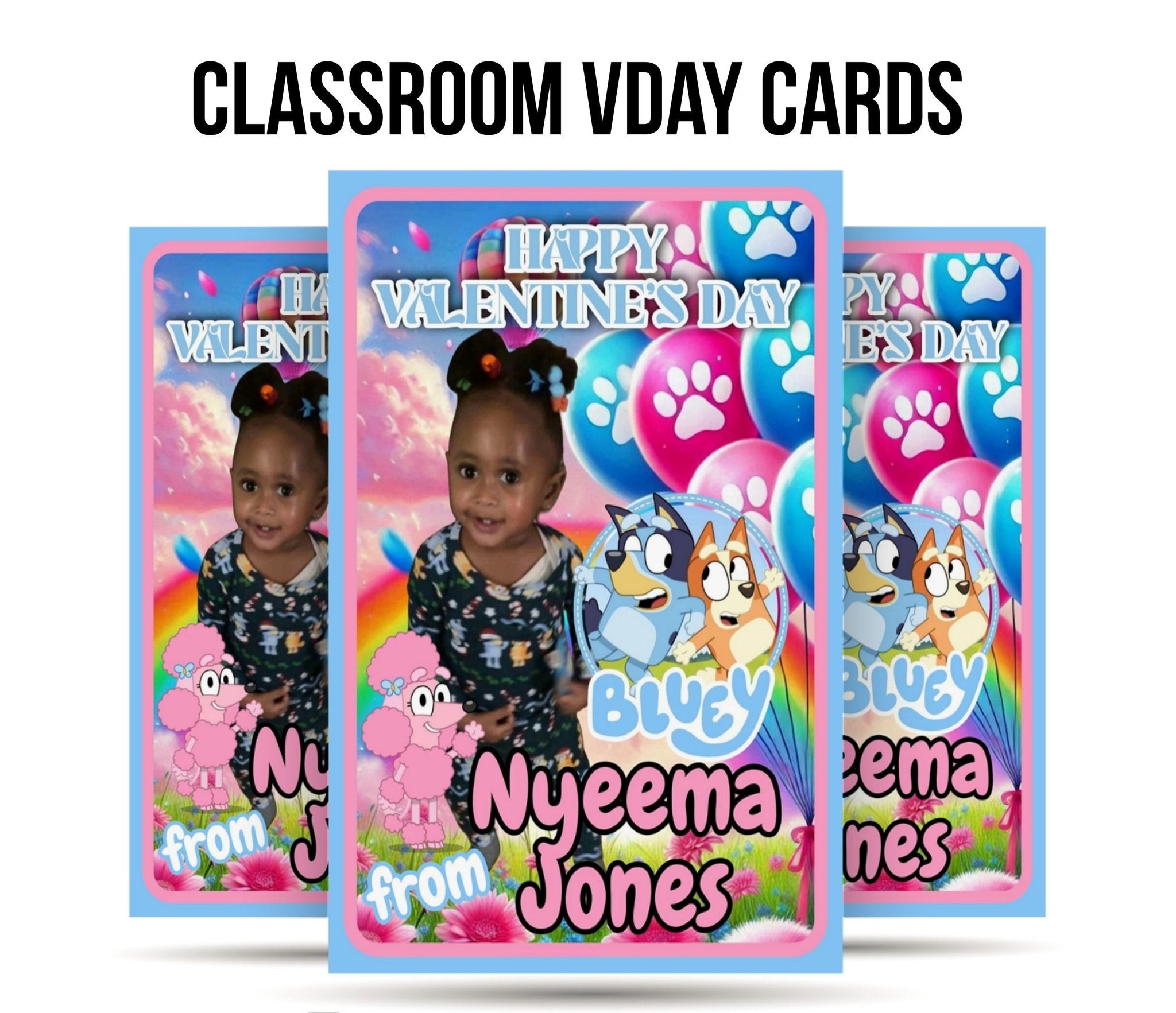 Classroom Valentine's Day Cards | Custom Designs | Personalized | Add Name & Photo