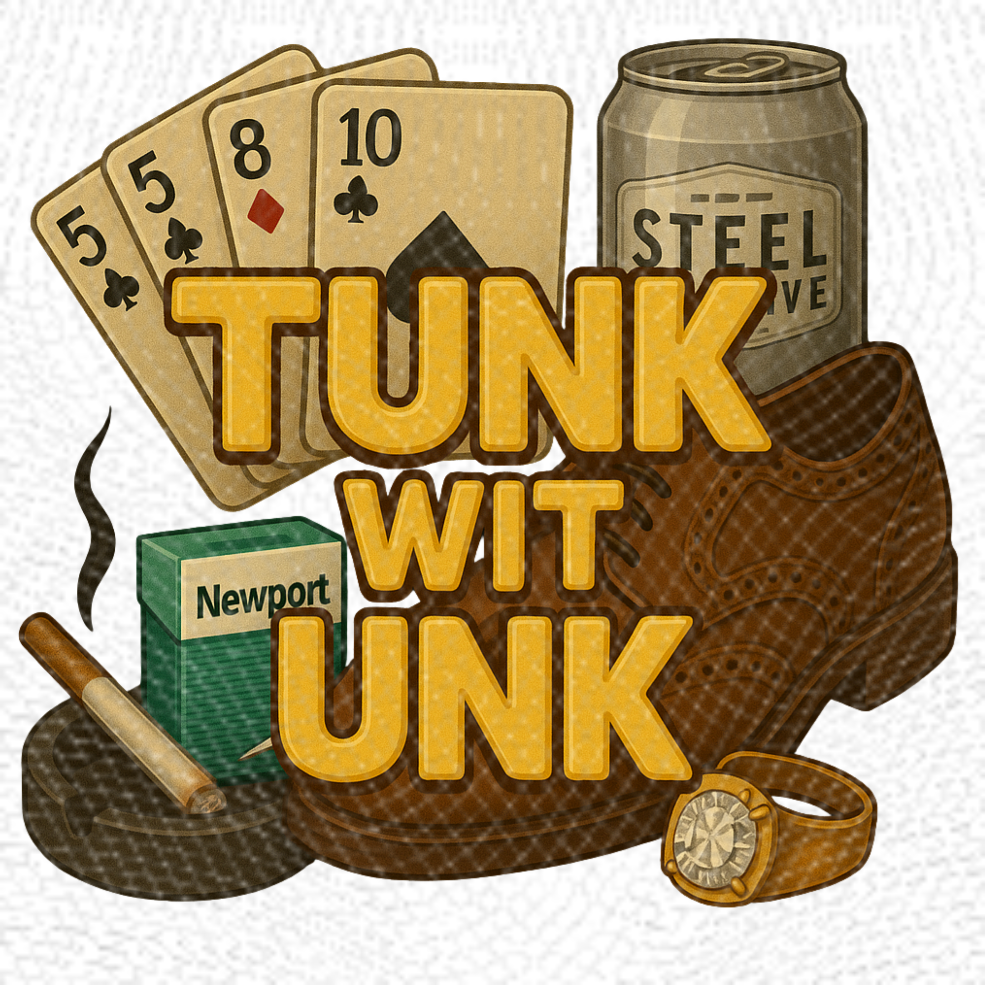 Tunk Wit Unk | PNG | Instant Download | Sublimation & DTF Clipart | 300 DPI
