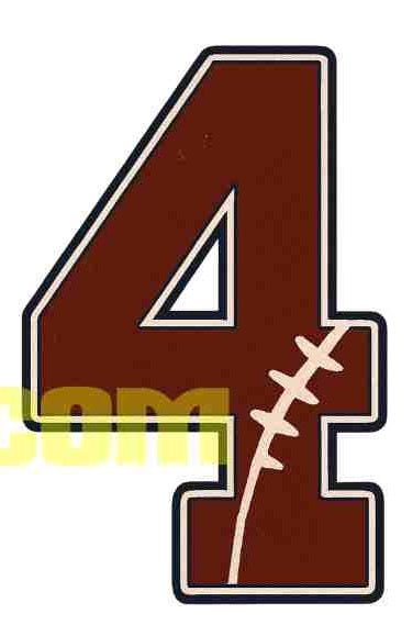 π Football Number Prints & Digital Downloads (0β9)
