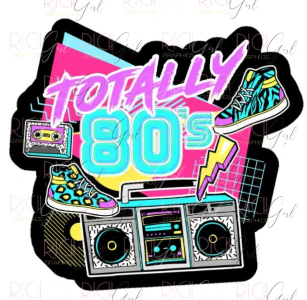 I Love the 80s Cutout Props – Retro Party Decor in Multiple Sizes