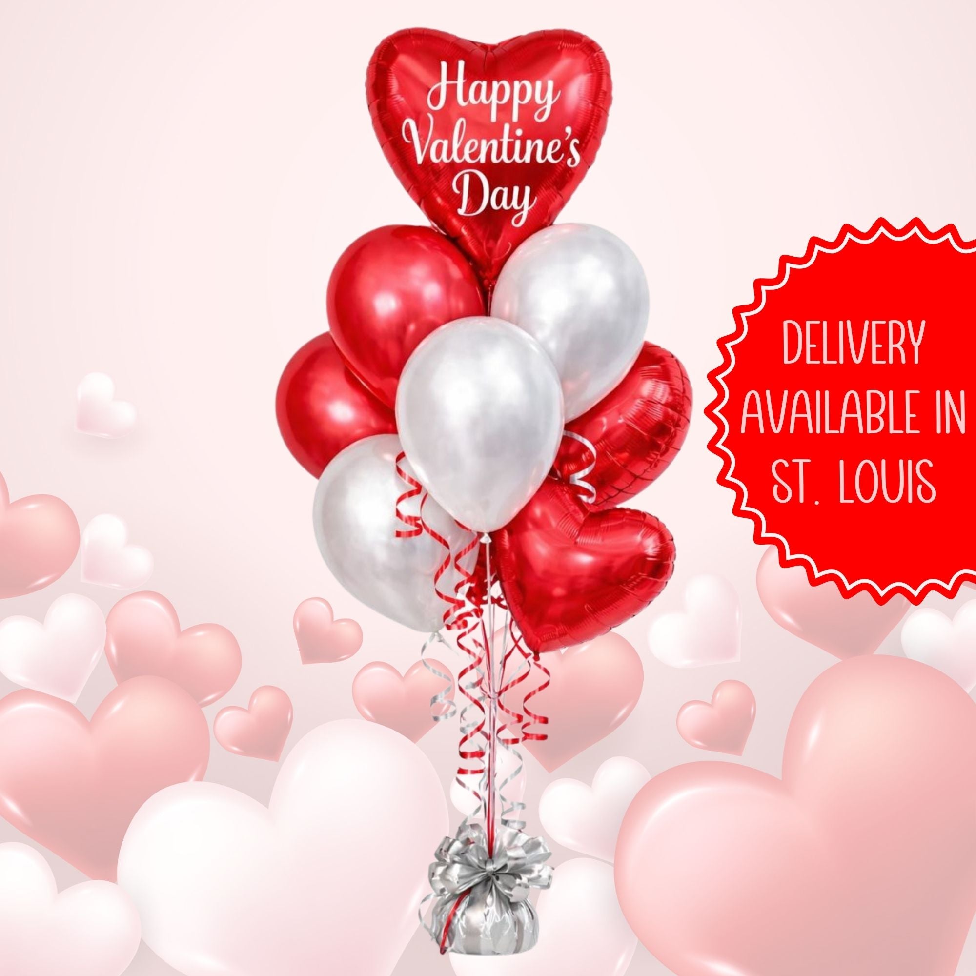 Sweetheart Heart Balloon Arrangement