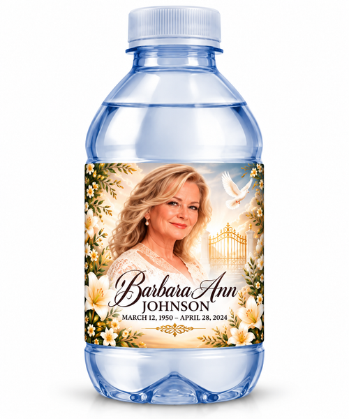 WATER BOTTLE LABELS
