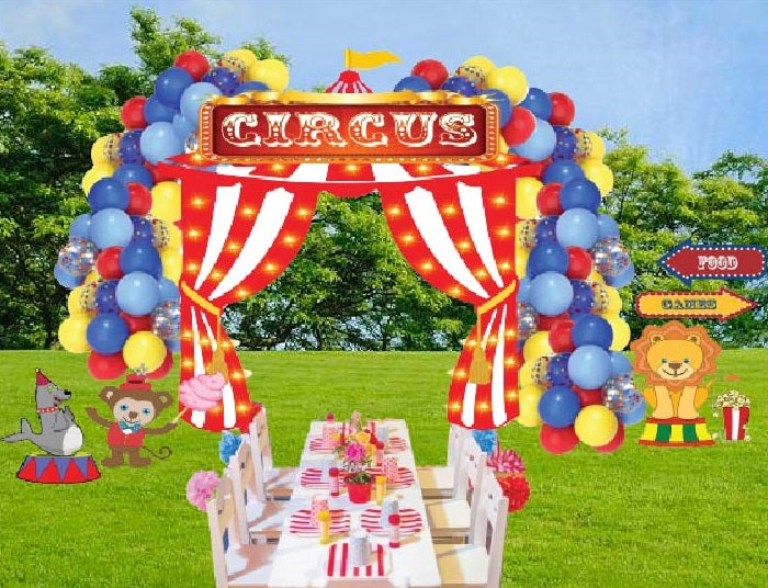 Big Top Circus Tent Party Prop - 11pcs