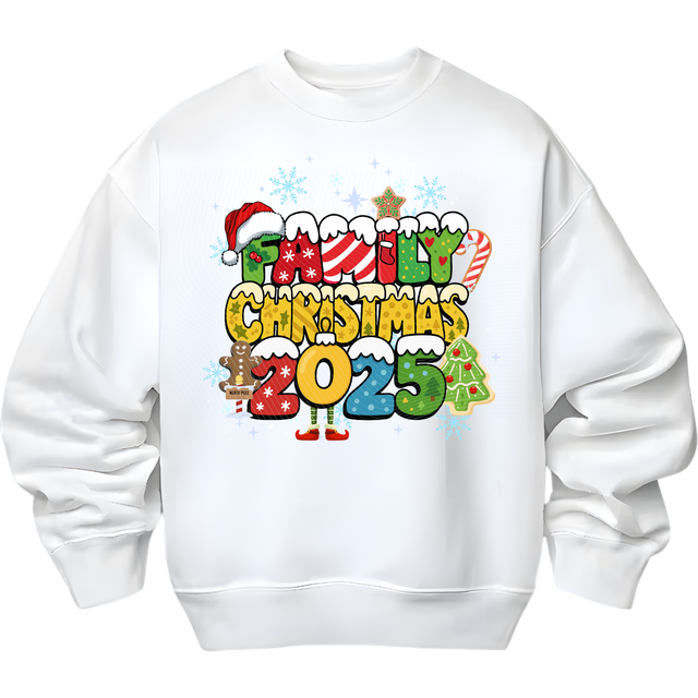 Family Christmas 2025 DTF Transfer | Ready to Print Digital File | Holiday Shirt Design | Funny Matching Family Christmas SVG