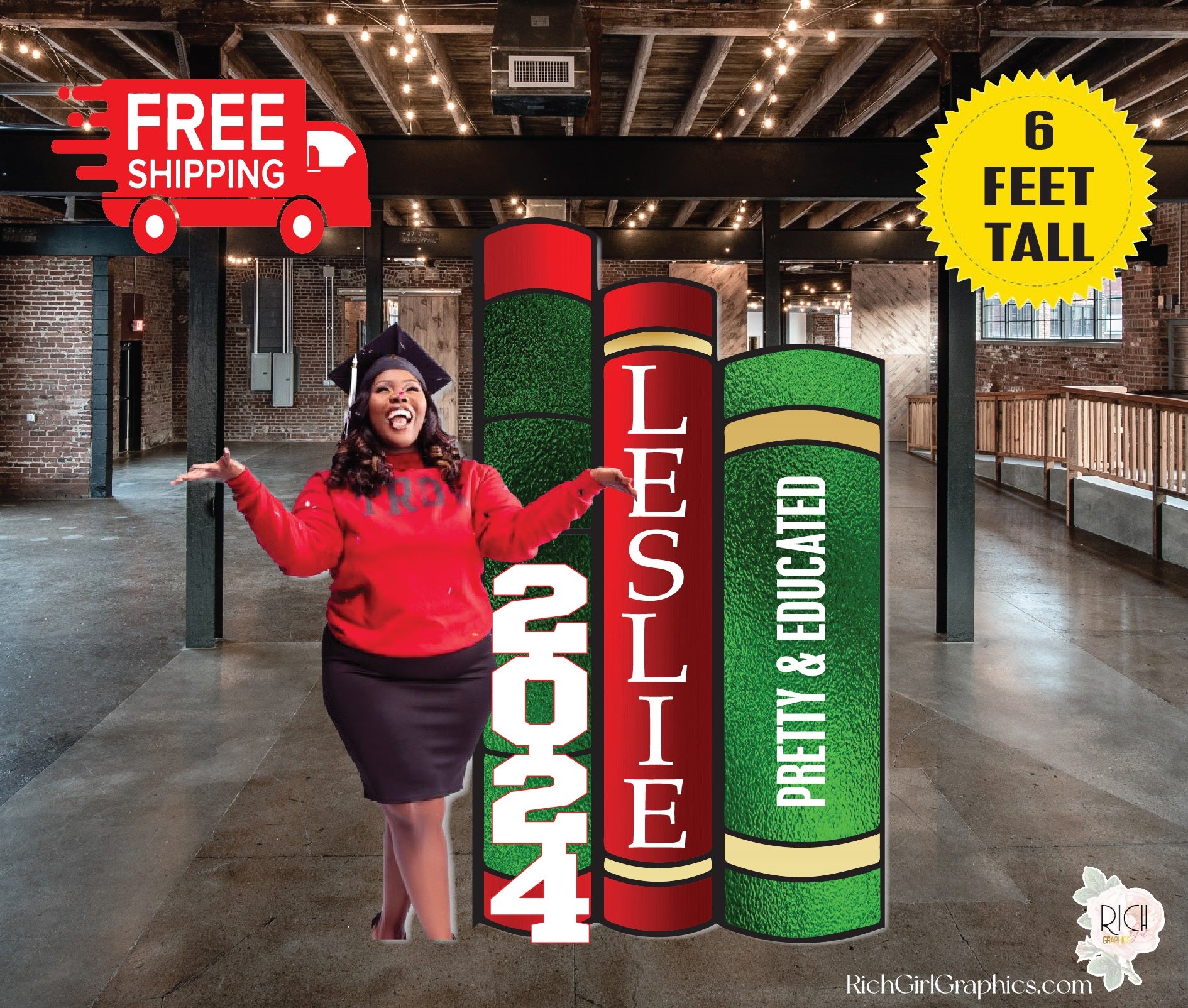 Graduation Books Photo Prop