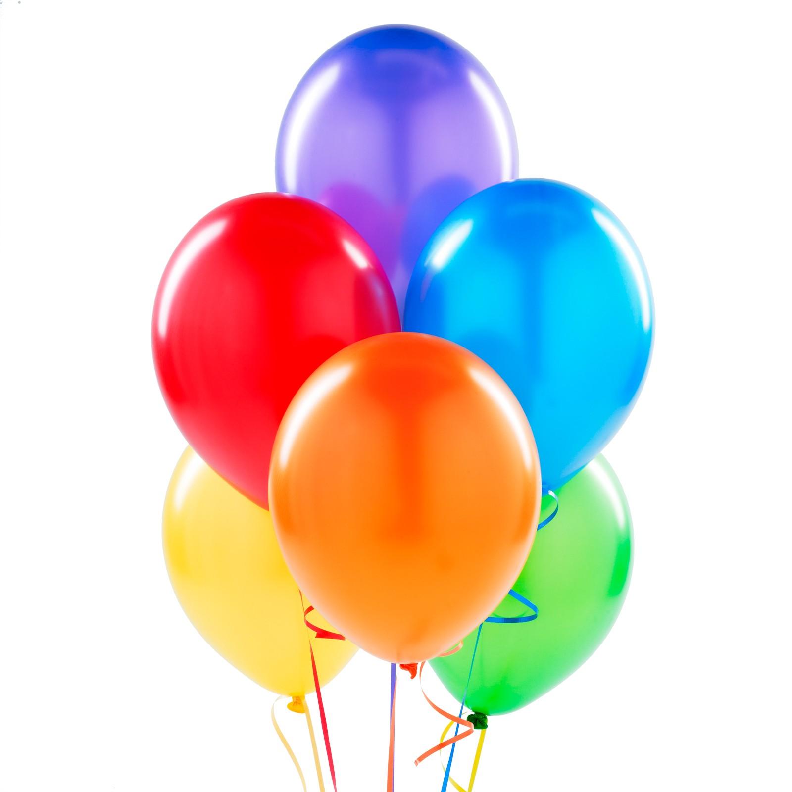 Latex Balloons – Helium Filled with Ribbon