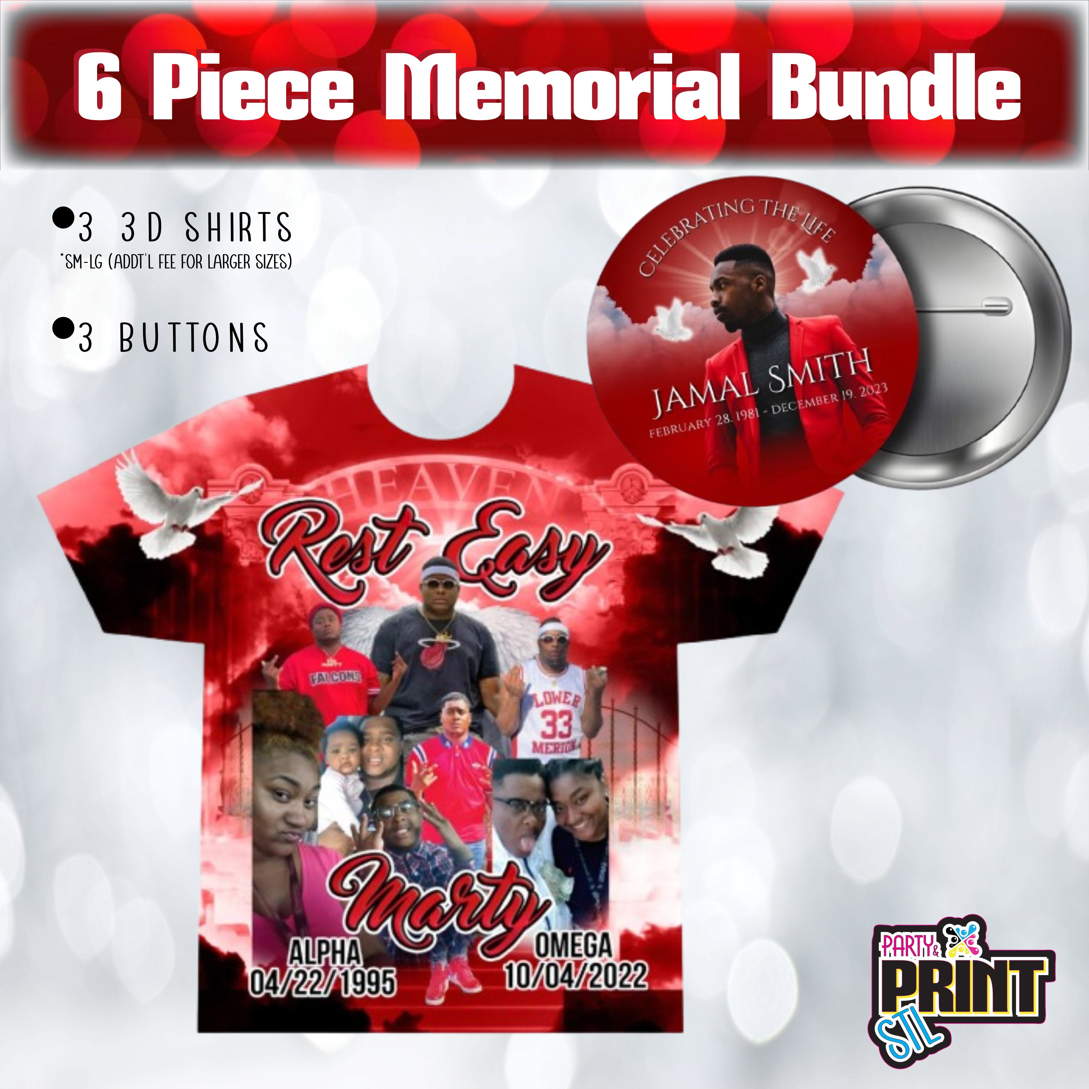 6pc Memorial Bundle