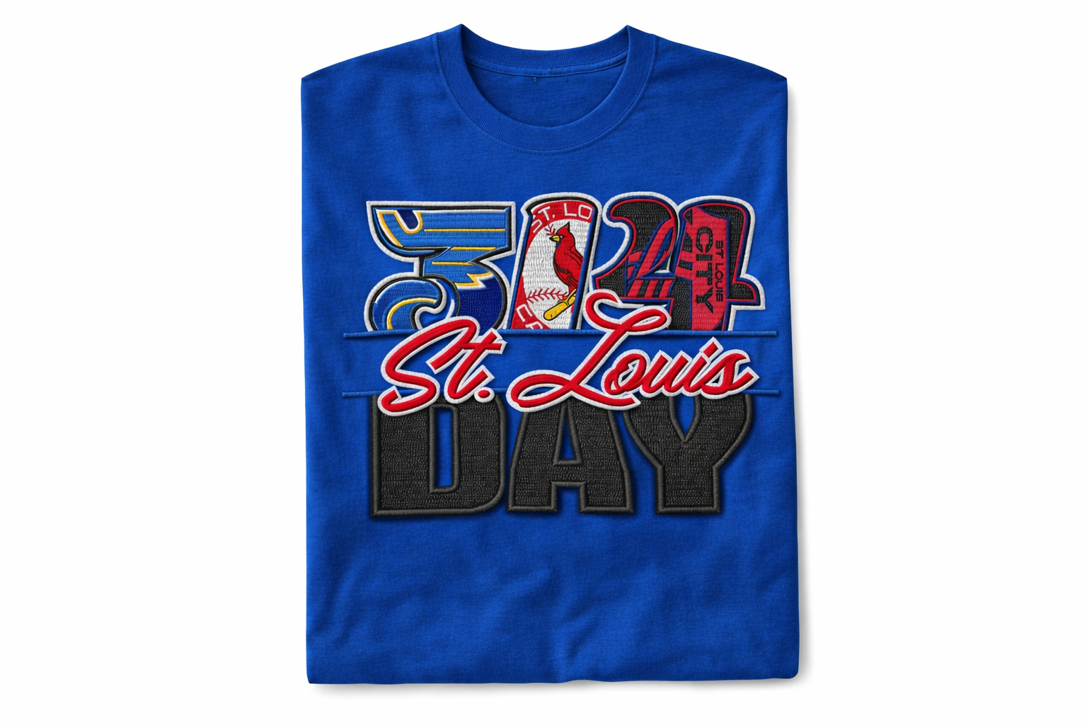 BLUE STL 314 Shirt | 314 Day Anniversary Special | 1st Anniversary Special