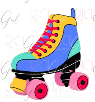 Roller Skates Cutout Props