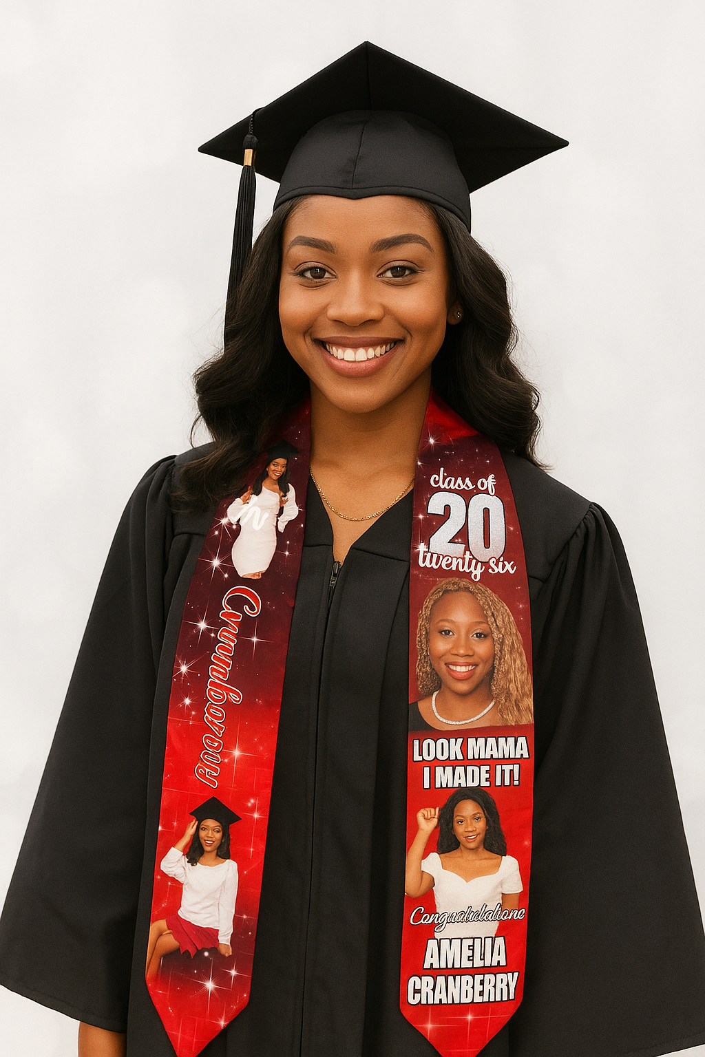 Custom Graduation Stoles – Adult & Kid Sizes