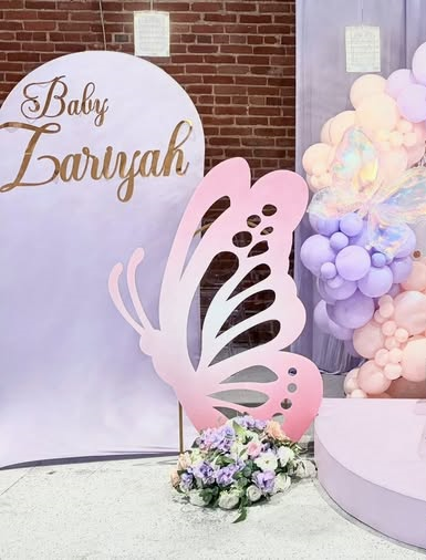 Giant Butterfly Party Prop - Whimsical Butterfly Silhouette