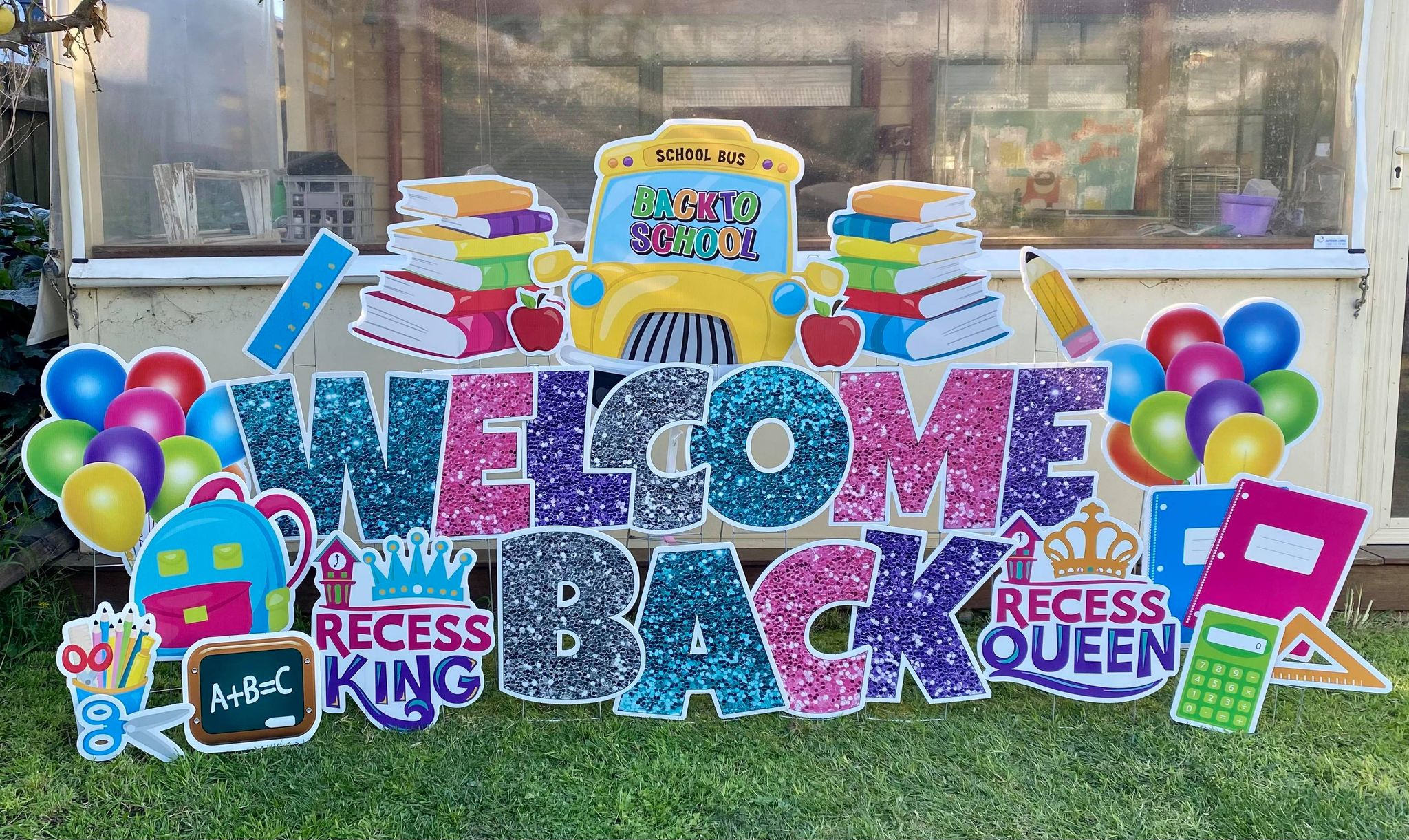 Back To School II Yard Card