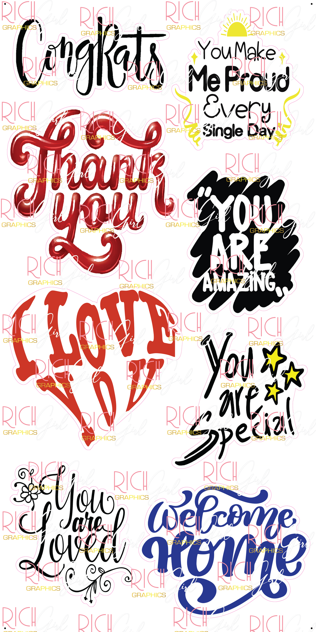 Affirmations #1 Yard Card