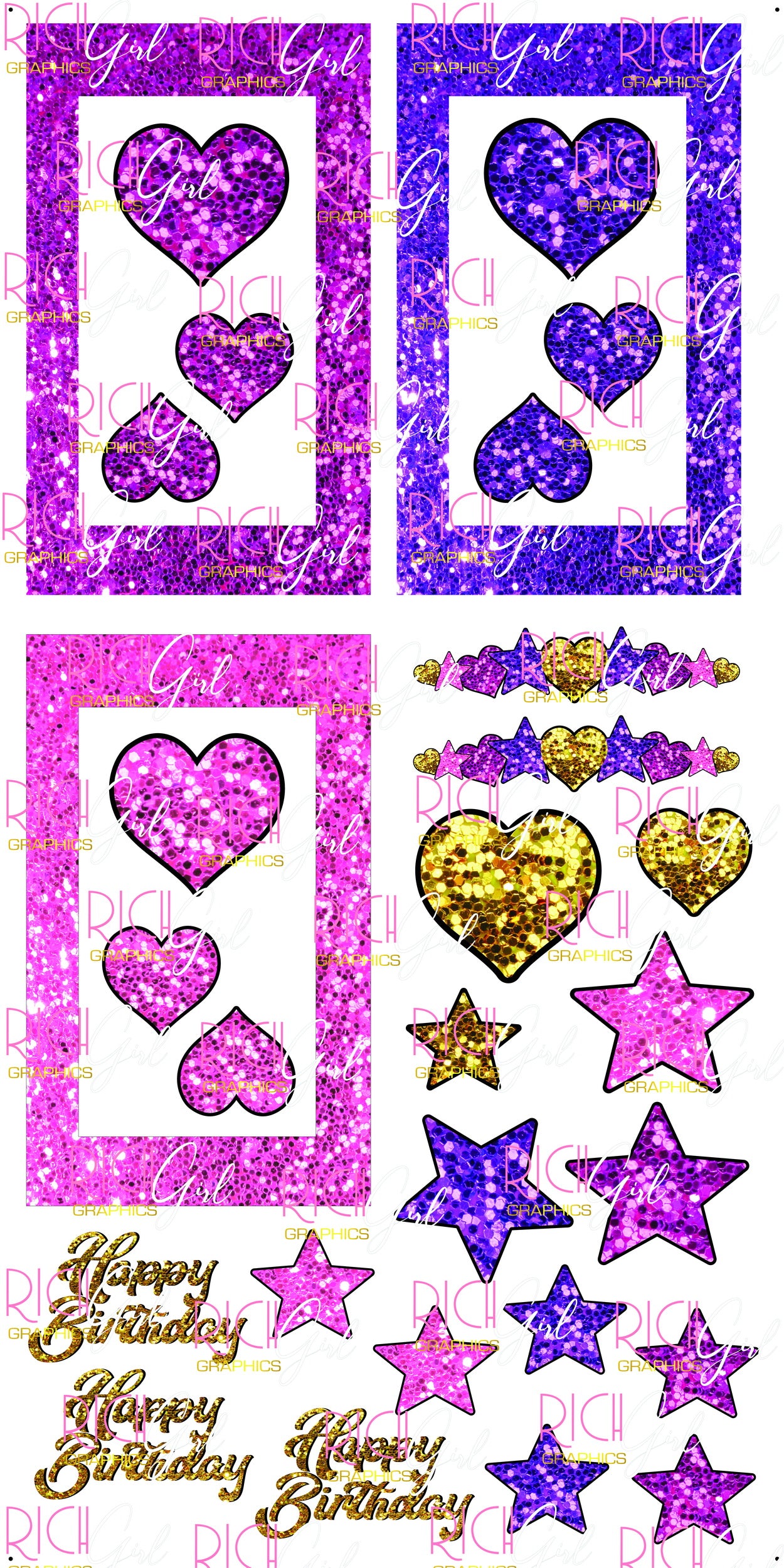 Birthday Photo Frames Yard Card