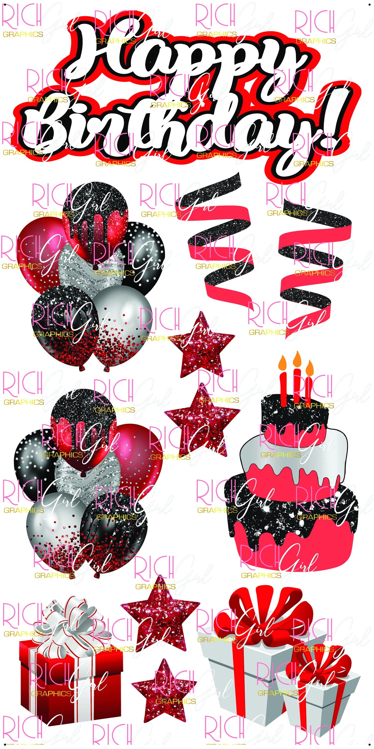 Birthday Bundles Yard Card