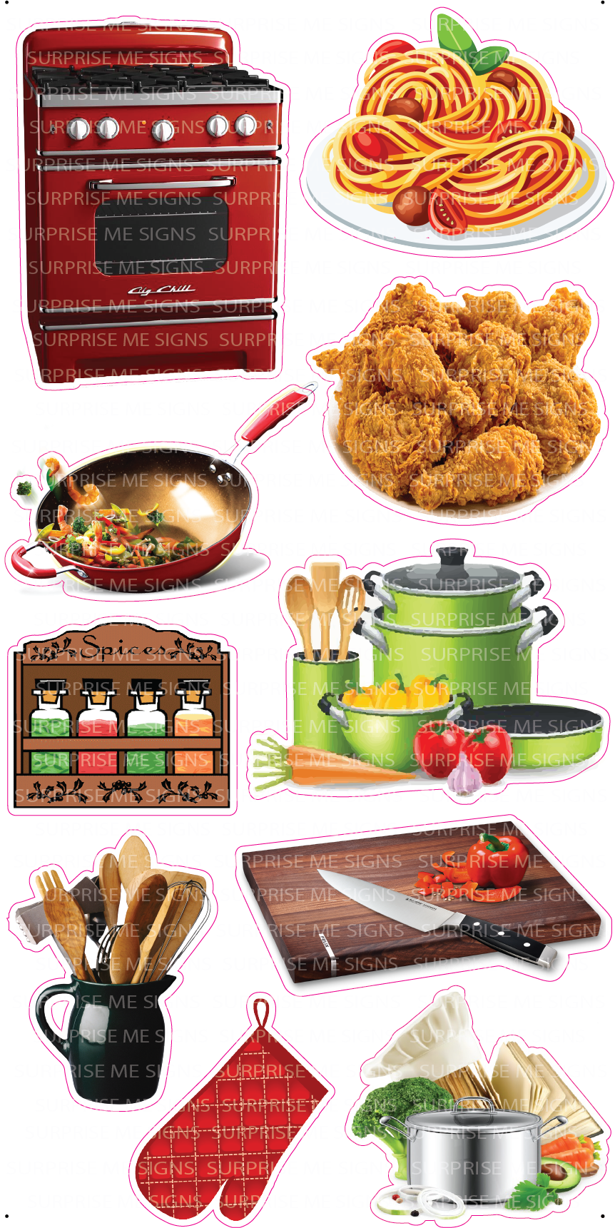 In The Kitchen Yard Card