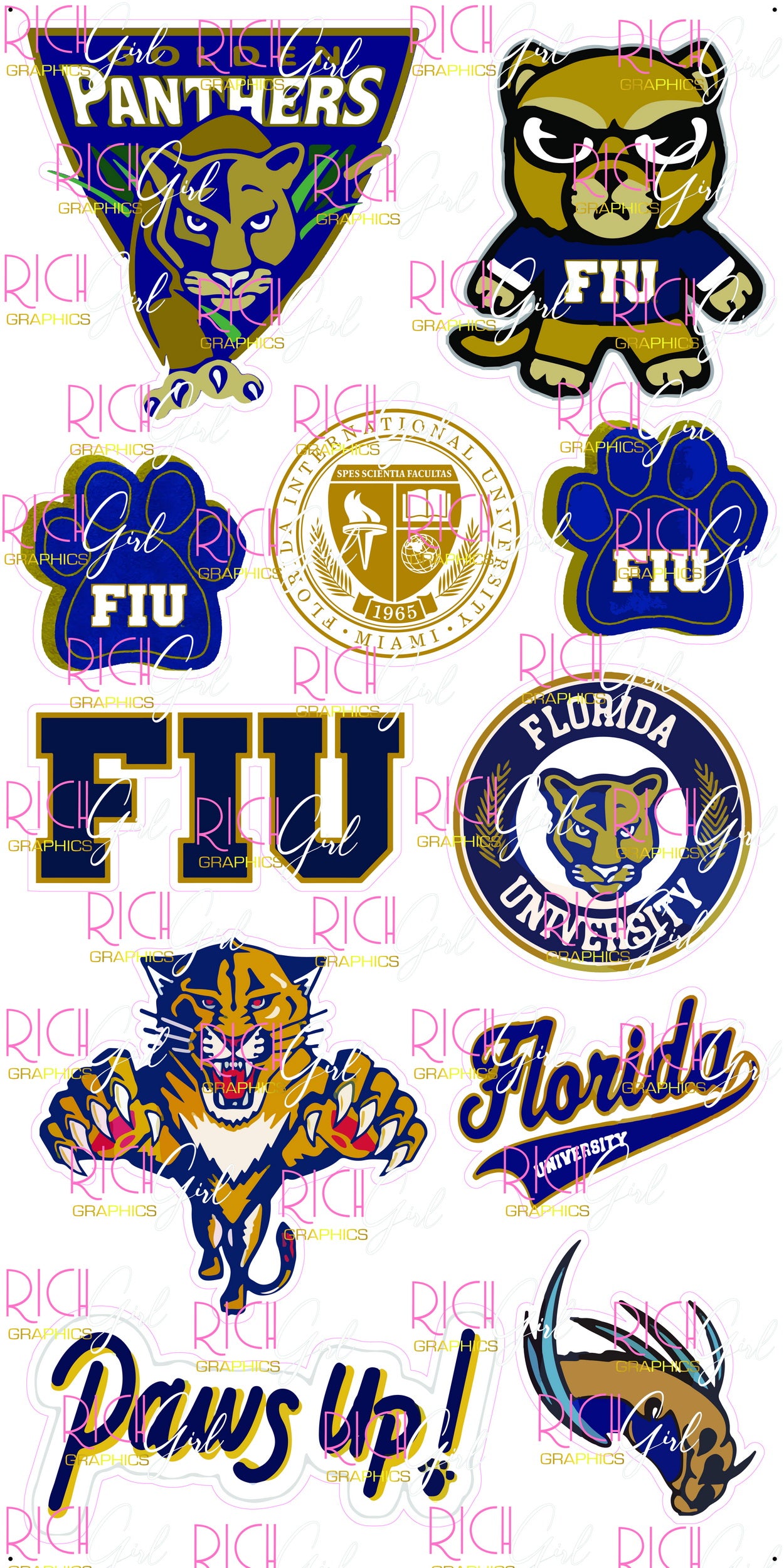 Florida International University Yard Card