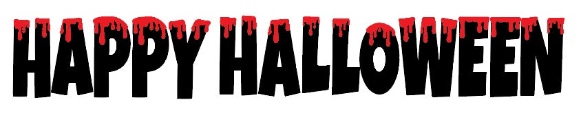 Happy Halloween Yard Card (Multiple Colors Available)