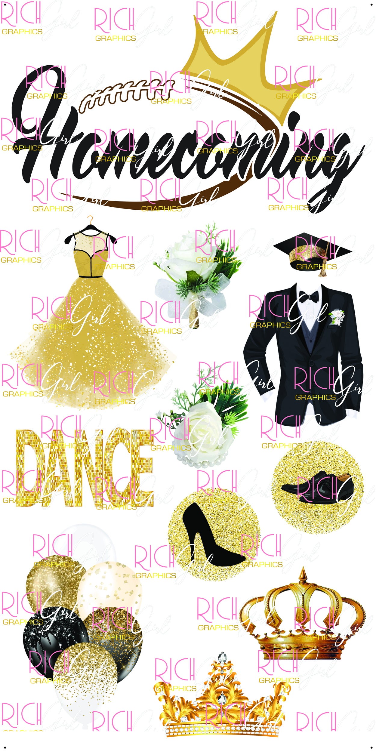 Homecoming Yard Card