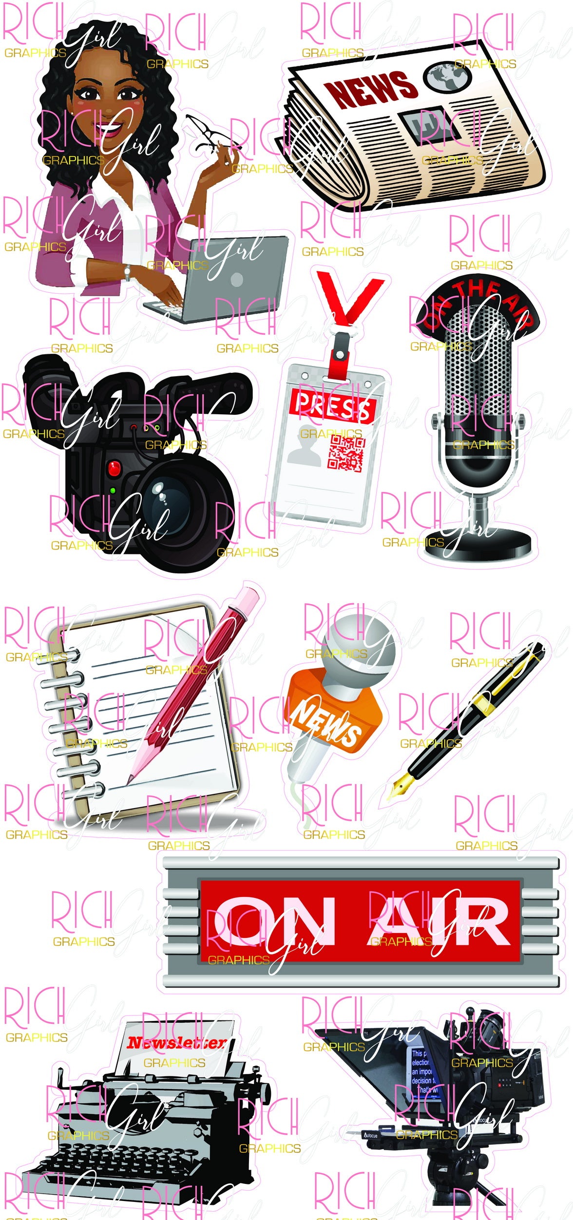 Journalism Yard Card