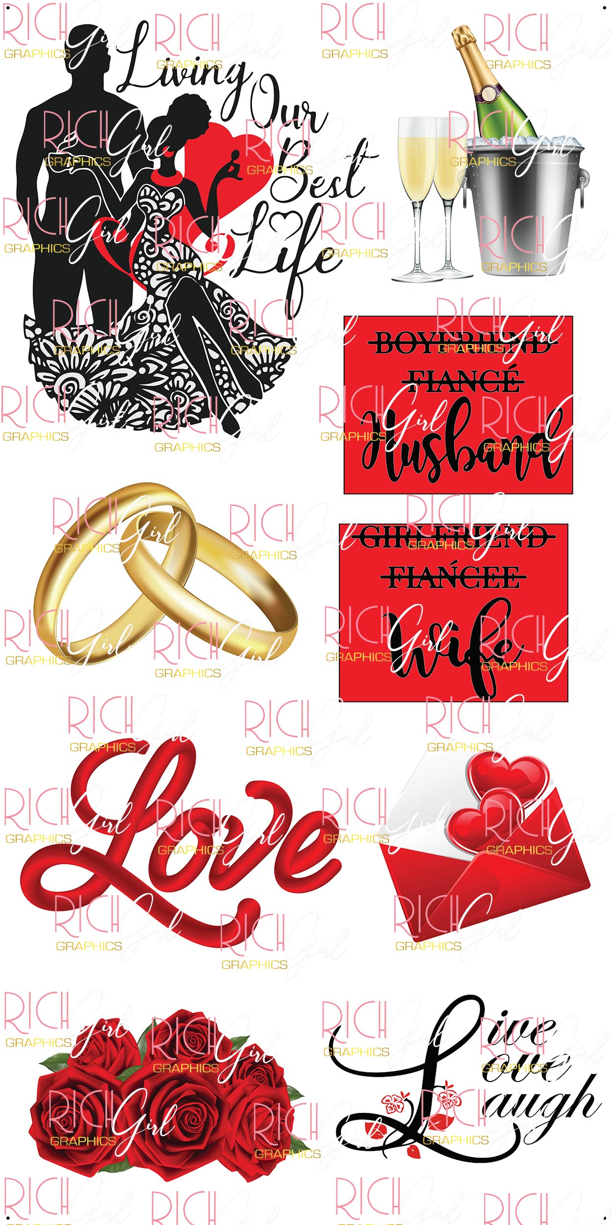 Live Love Laugh Yard Card