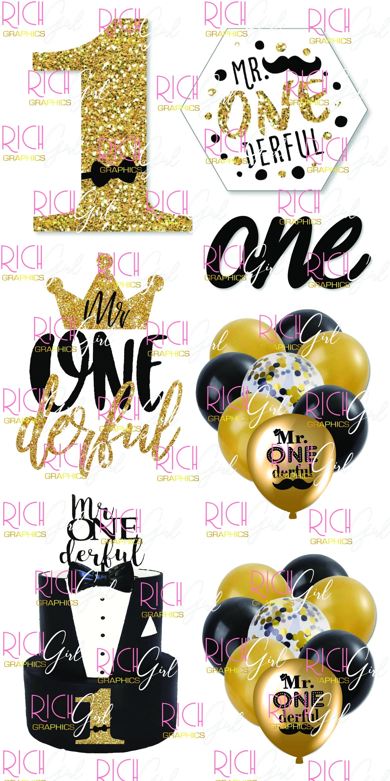 Mr. Onederful Yard Card