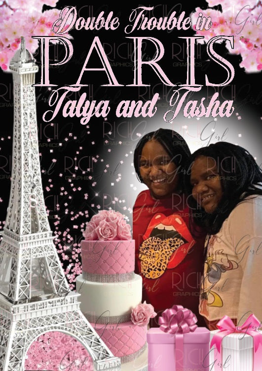 A Night In Paris Backdrop