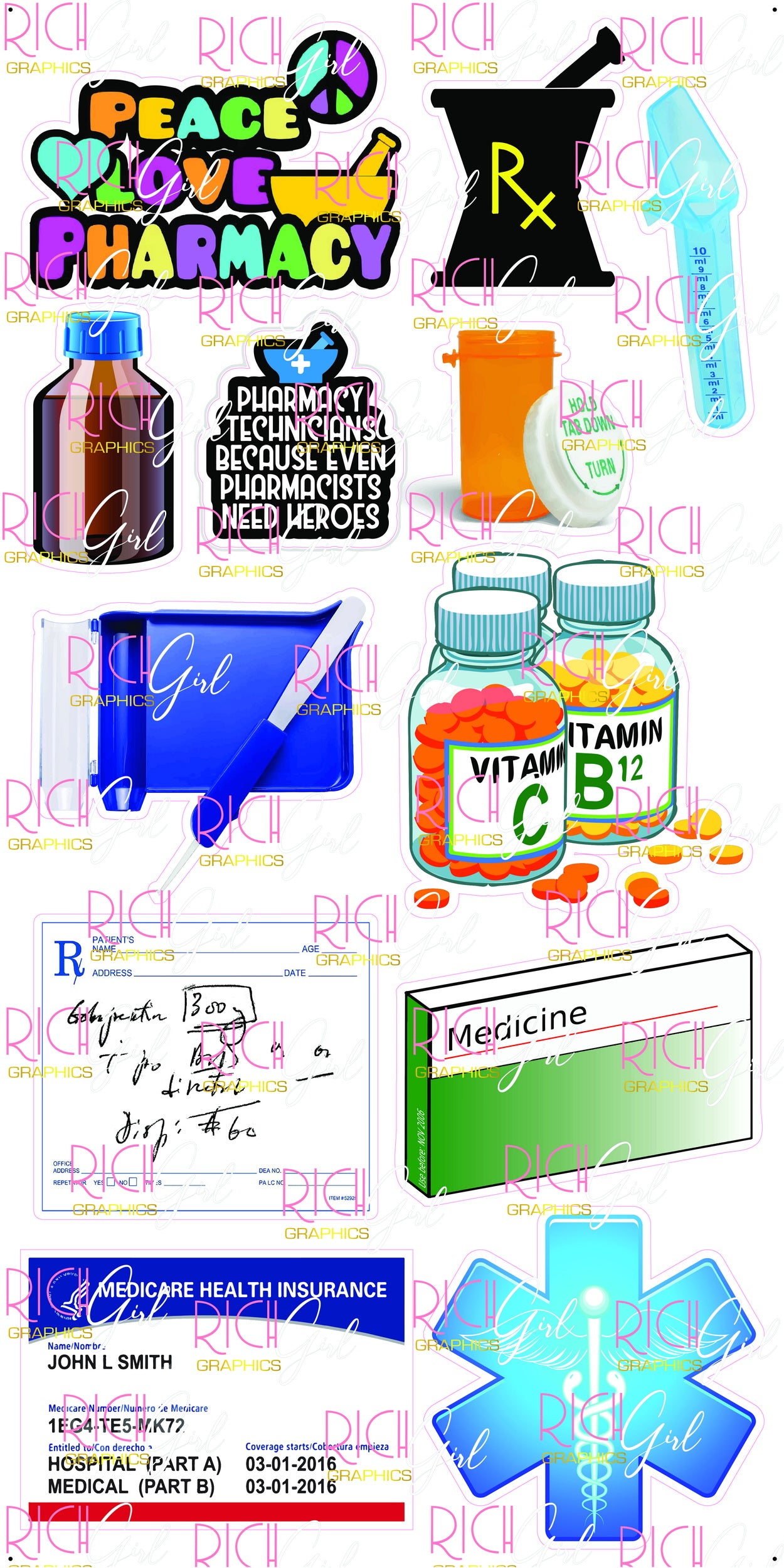 Pharmacy Yard Card