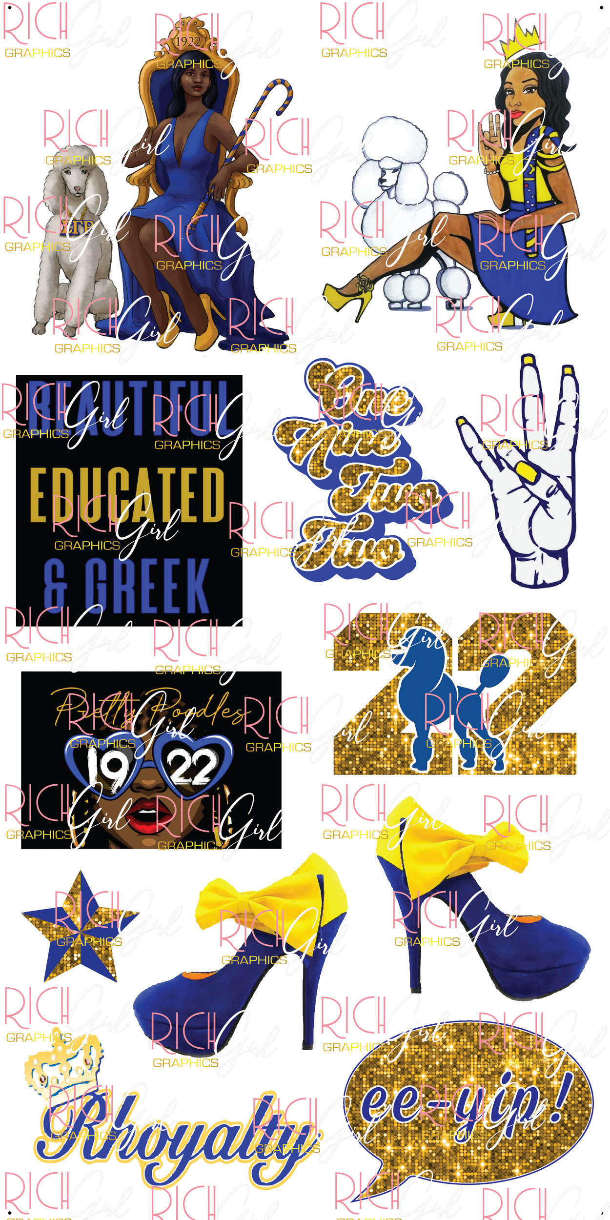 Sigma Gamma Rhoyalty Yard Card