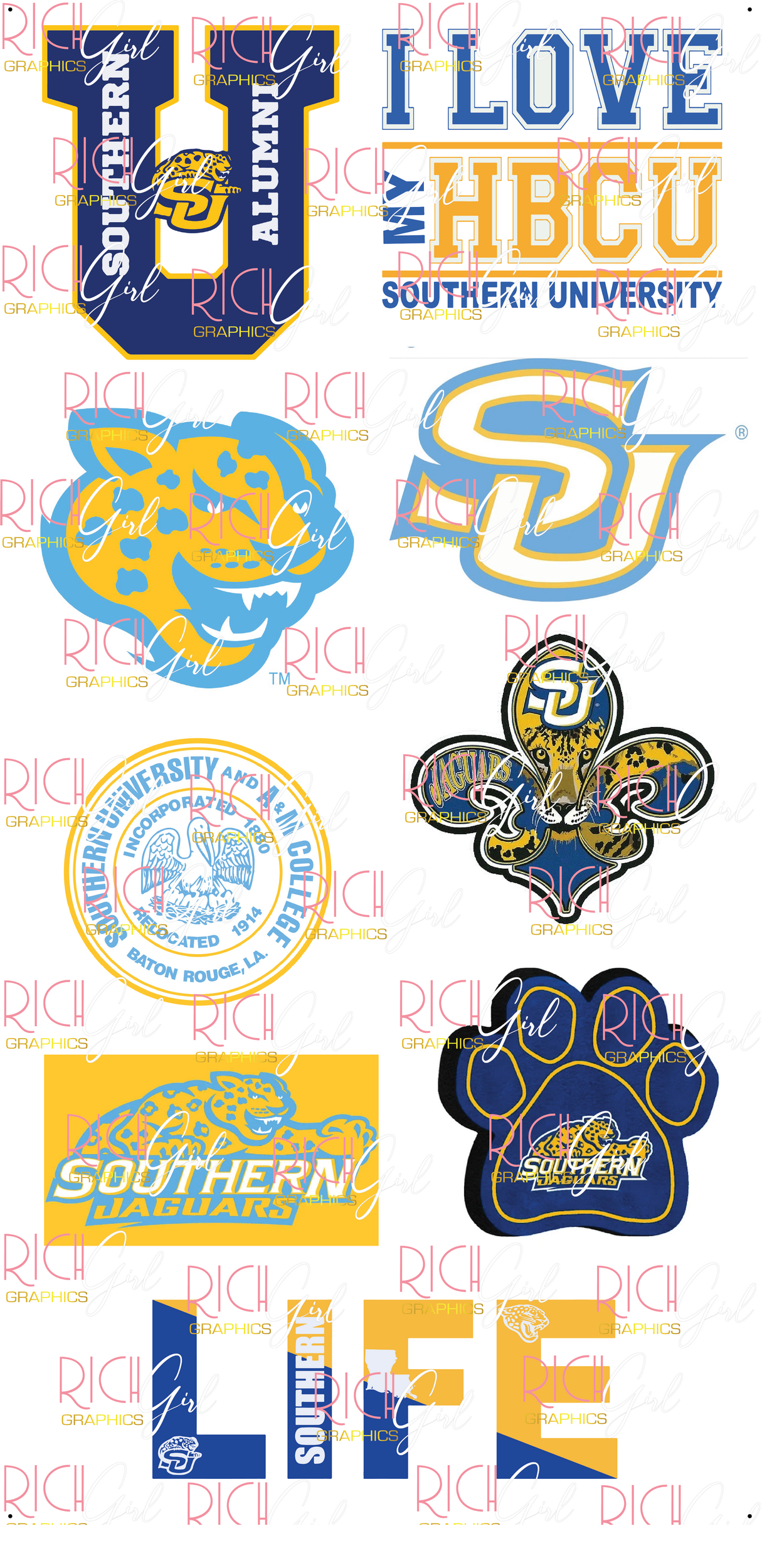 Southern University Yard Card