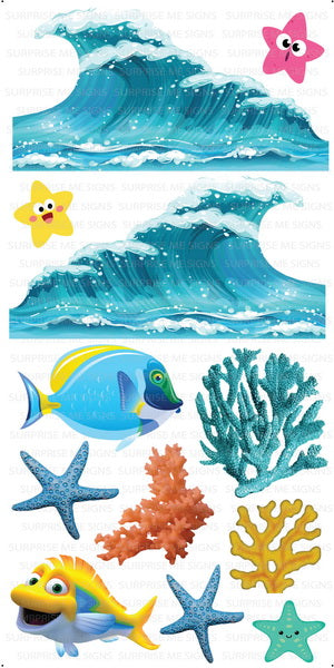 Under The Sea Yard Card