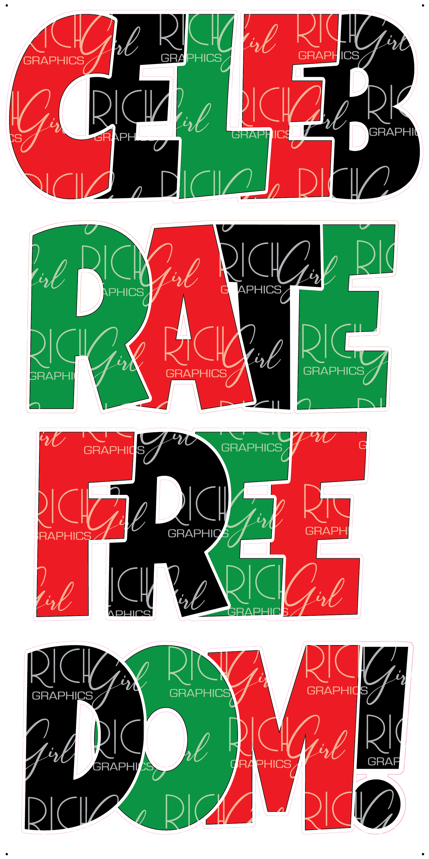 EZ - Set Celebrate Freedom Yard Card