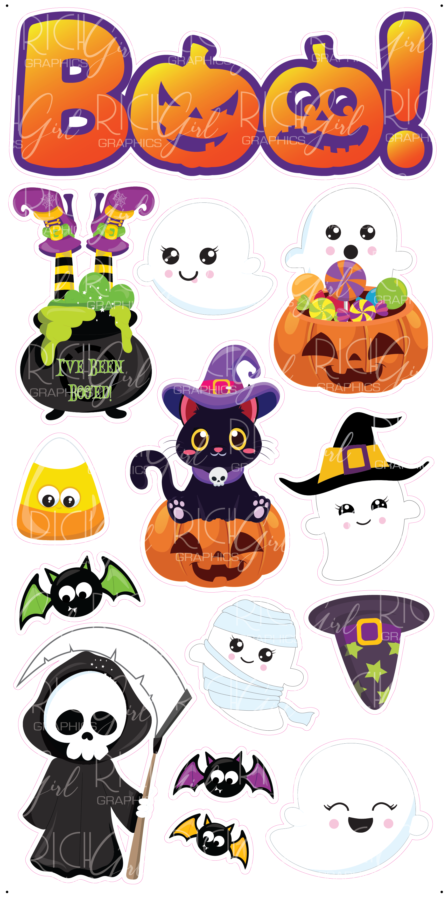 Halloween Boo Yard Card