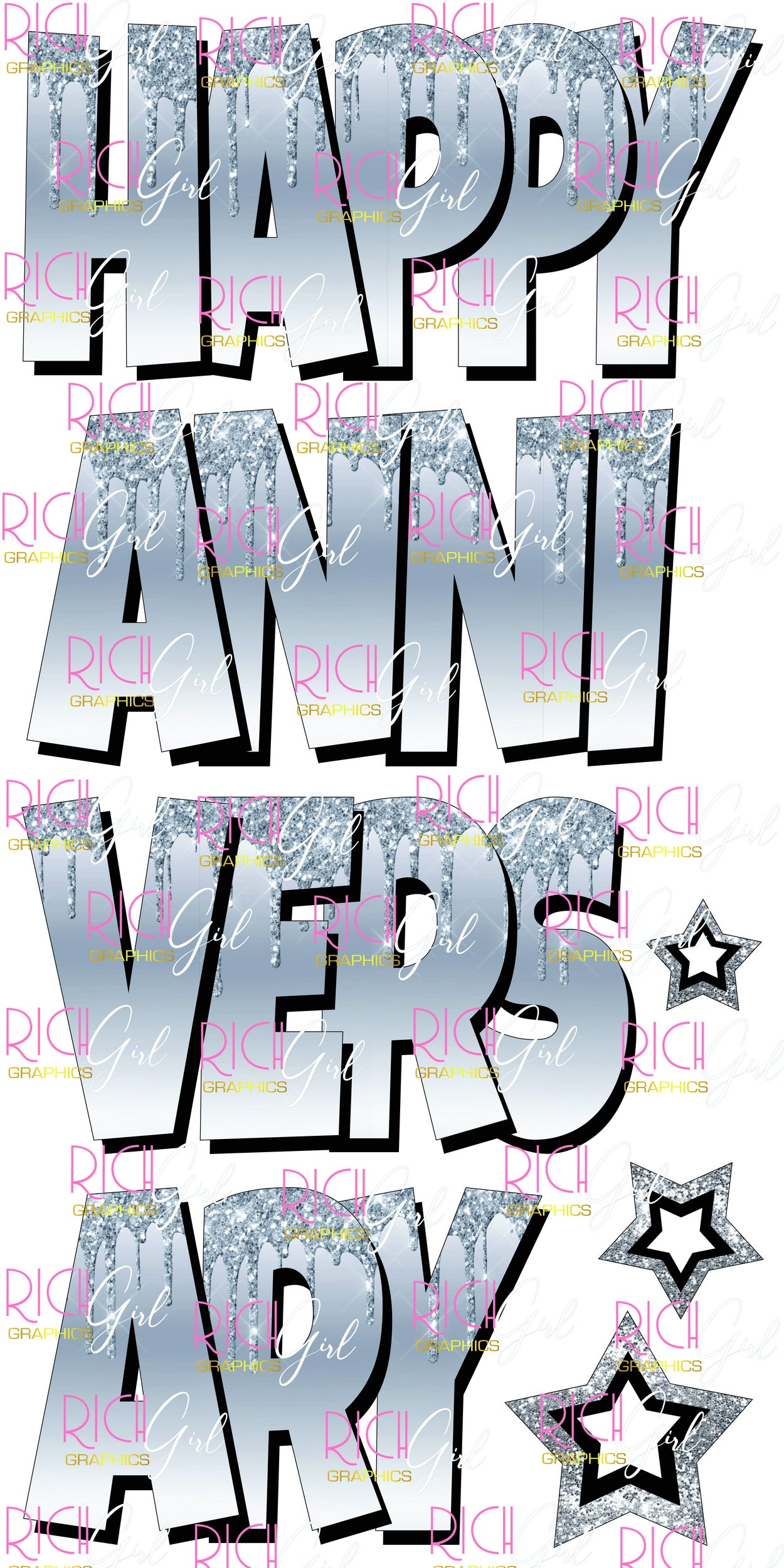 EZ Set Happy Anniversary Yard Card