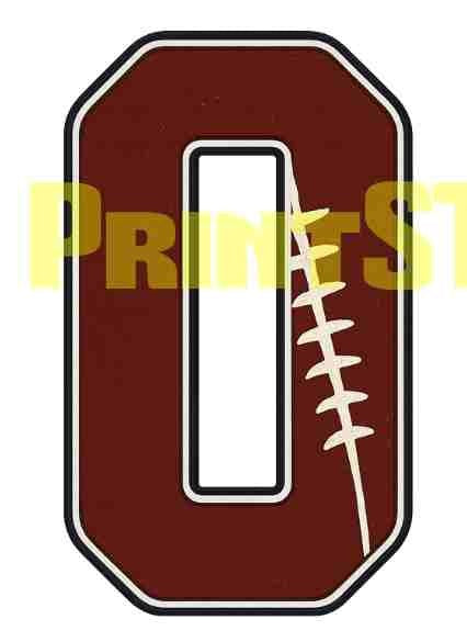 🏈 Football Number Prints & Digital Downloads (0–9)