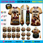 16pc 3D Shirt Bundle including Two Shirts, Stole, Fans, Buttons & Cap Topper