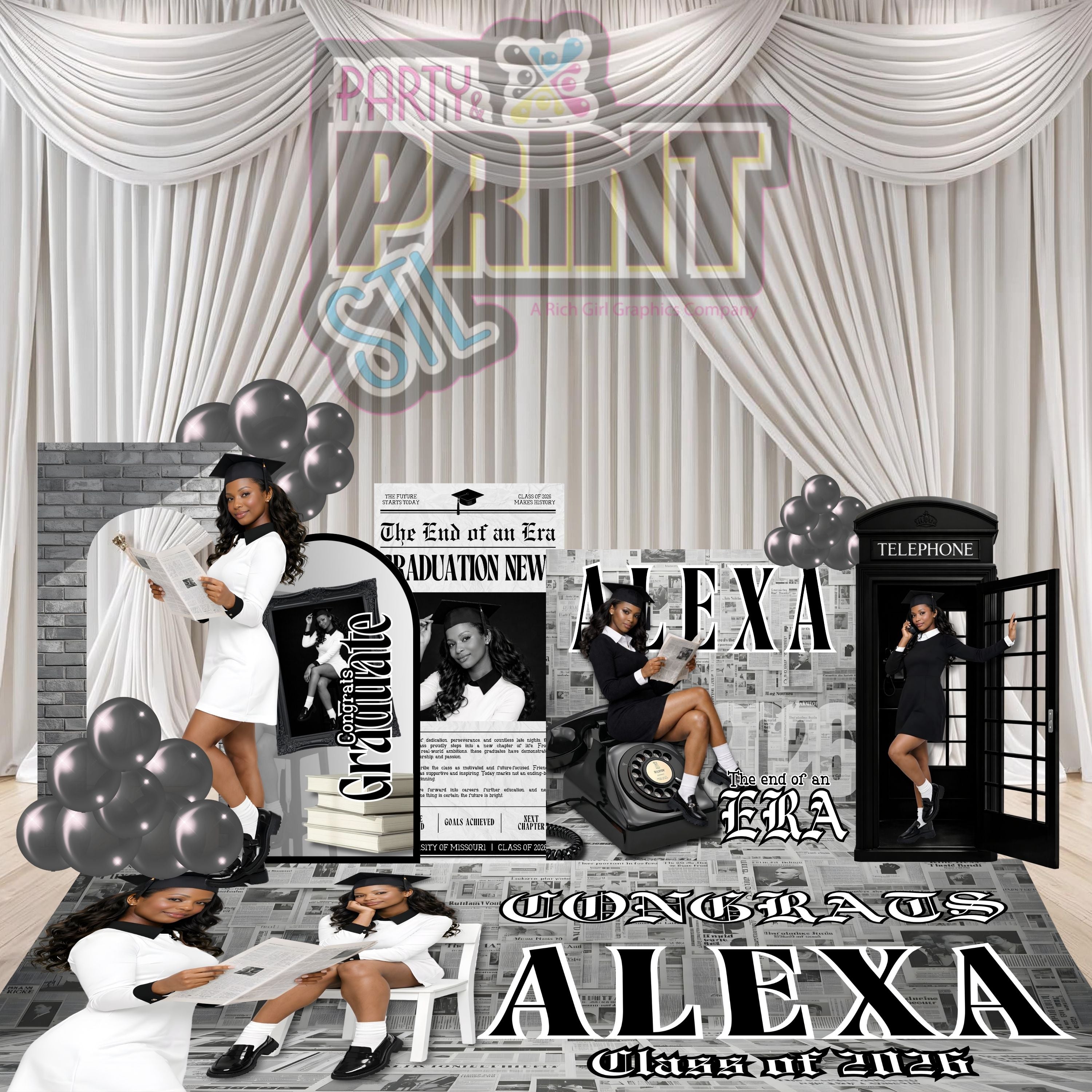 Hot Off The Press! Graduation Decor Set ~COMING SOON