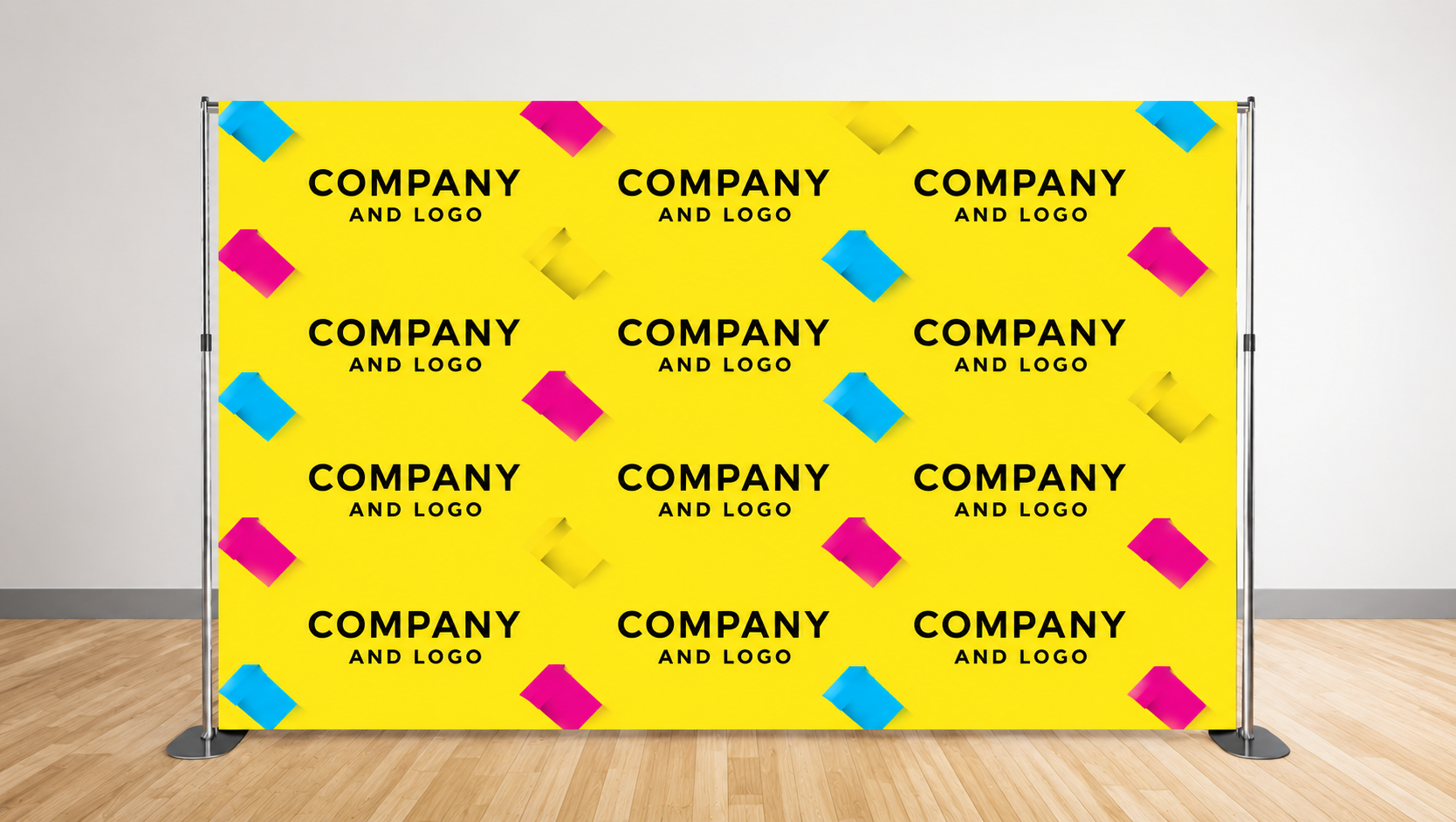 Step and Repeat Backdrop – Custom Logo Backdrop for Events & Photoshoots