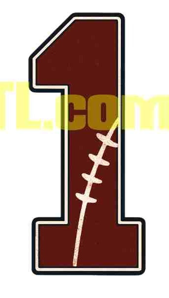 🏈 Football Number Prints & Digital Downloads (0–9)