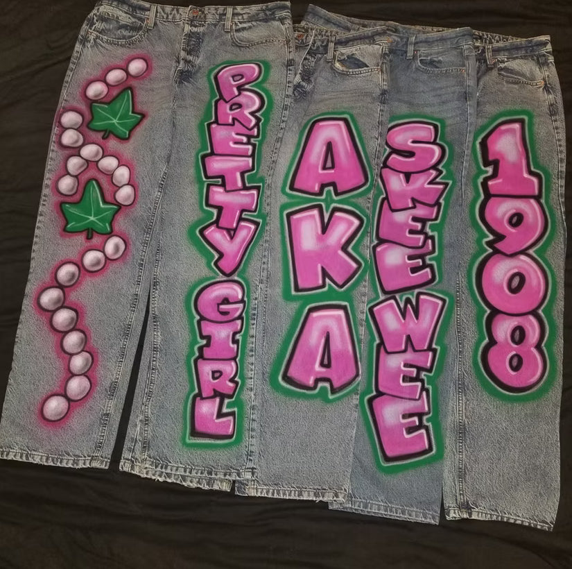 Custom Airbrushed Pants – Personalized Graffiti Style