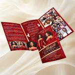 Custom Tri-Fold Obituary Funeral Program | 11"x17" or 11"x14"| Memorial Service Brochure with Photos & Order of Service