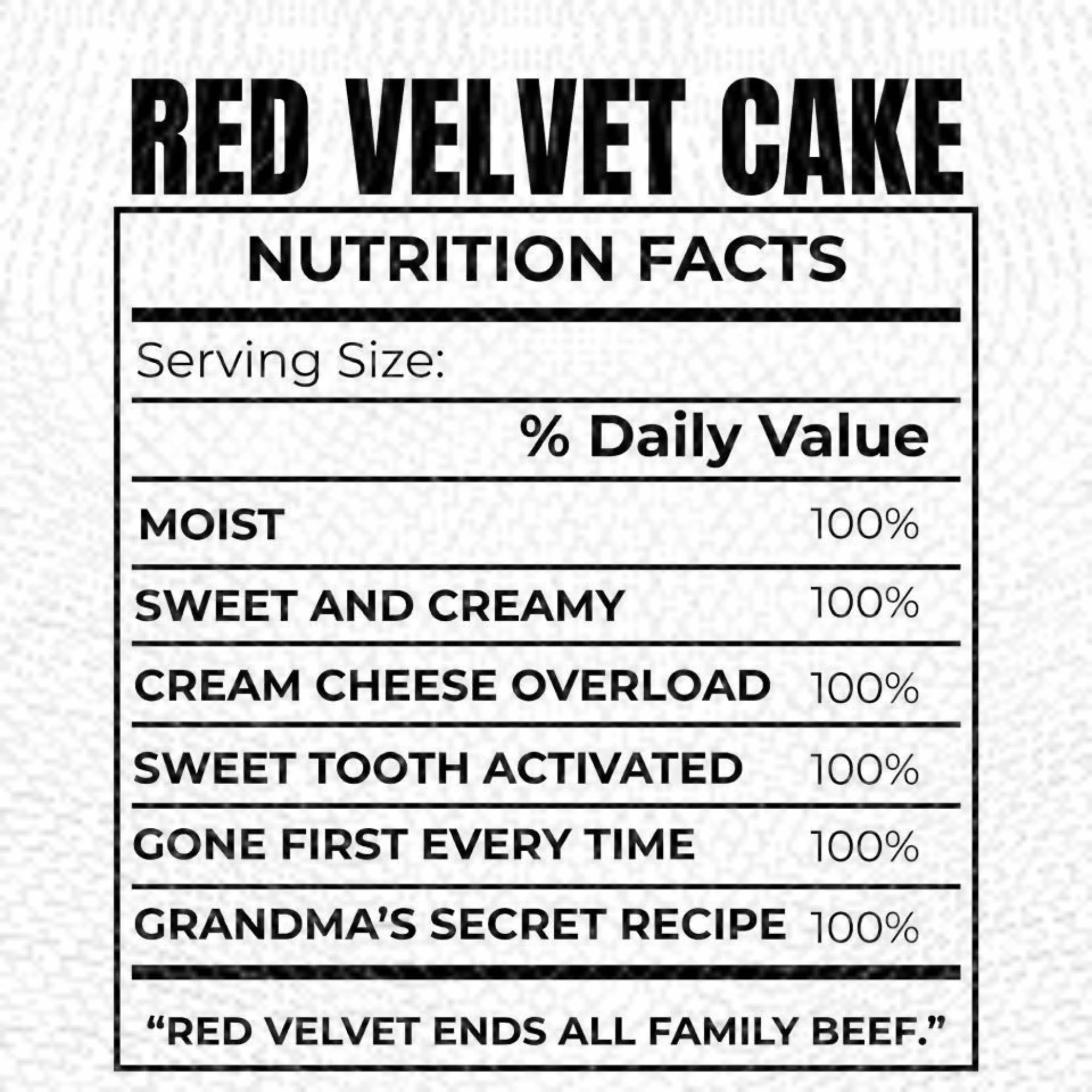 Funny Thanksgiving Food Nutrition Facts Tee (Pick Your Print)