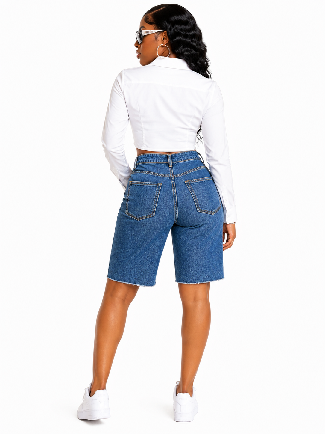 R&B Tour Embellished H&M Dad Shorts – Size 6 | One of a Kind