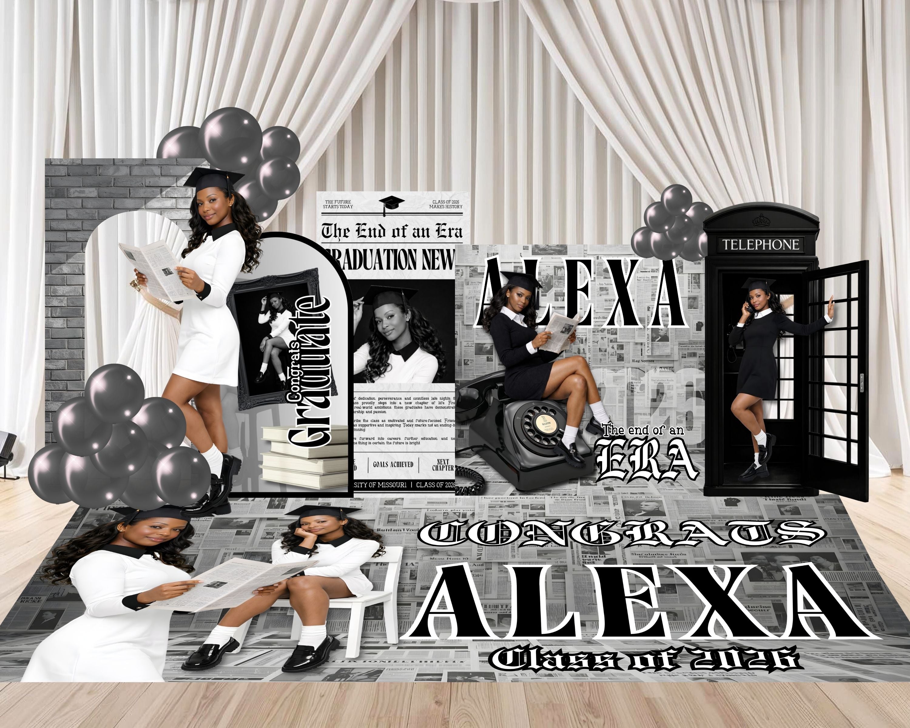 Hot Off The Press! Graduation Decor Set