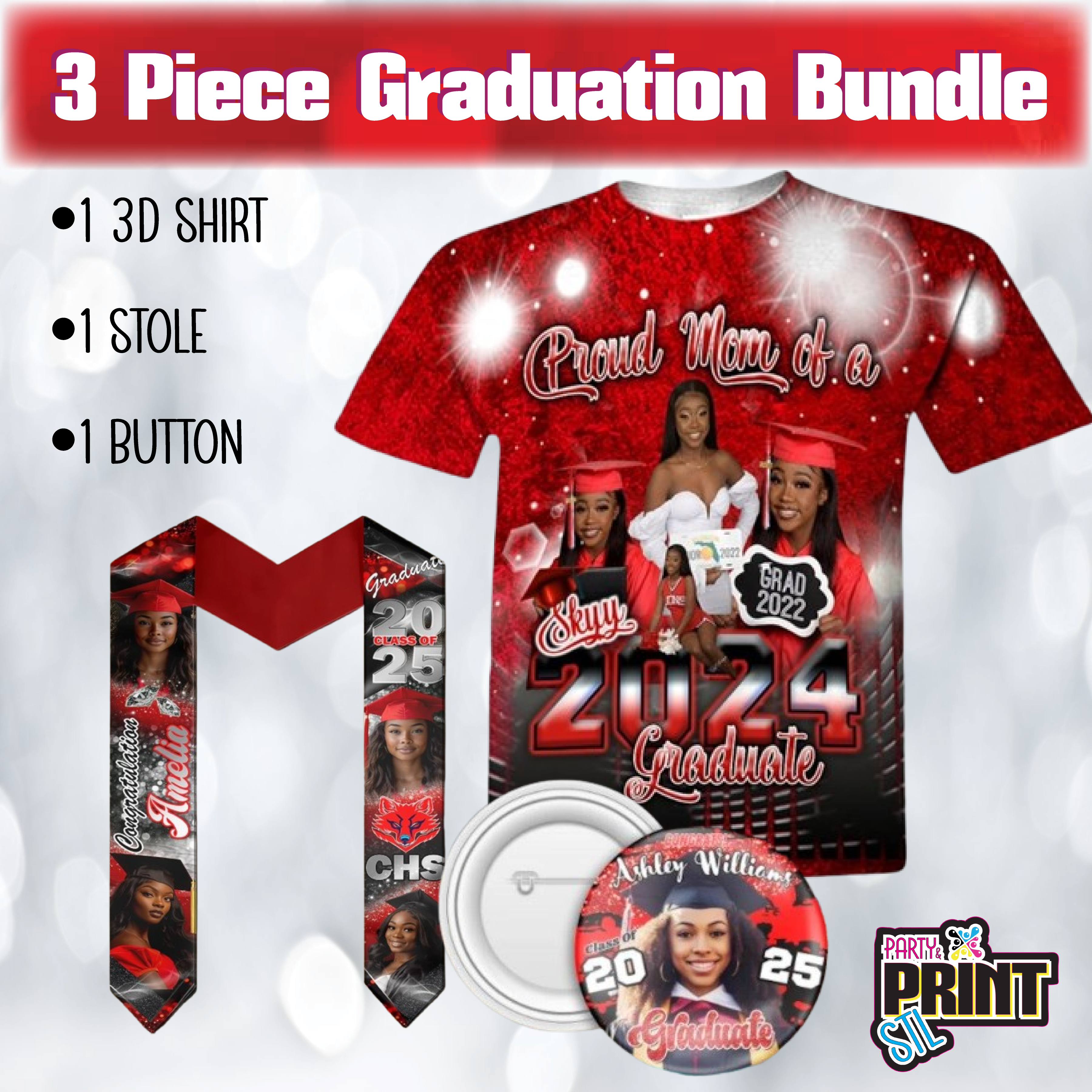 3pc Graduation Bundle