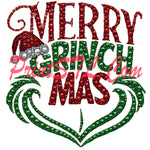 🎄 Sparkling Grinchmas Digital Bundle – 14 Rhinestone-Style Christmas Designs | Instant Download