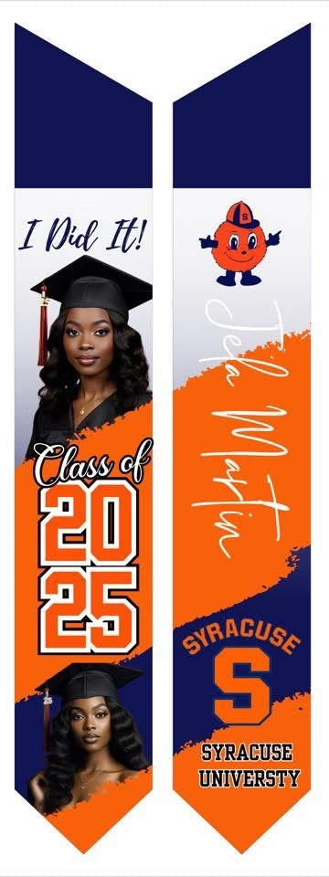 Custom Graduation Stoles – Adult & Kid Sizes
