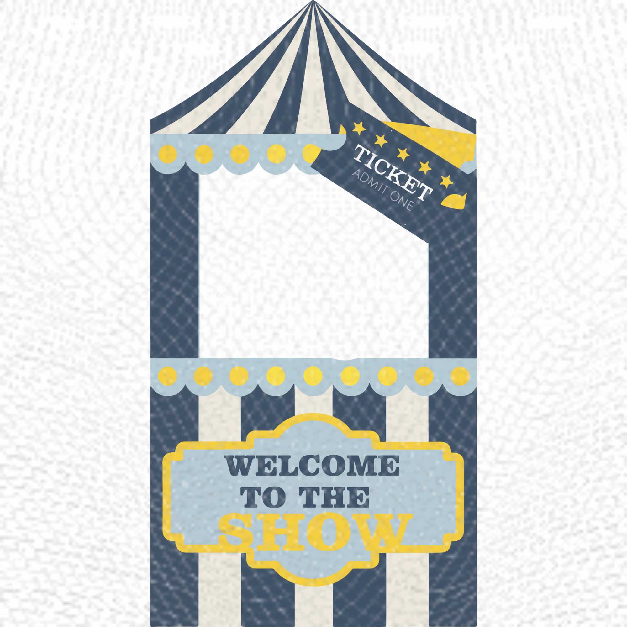 16PC Circus & Carnival Party Props Bundle | Coroplast Standees | FREE SHIPPING