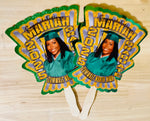 Custom Photo Fans | Personalized Face Fans | Graduations, Memorials, Birthdays & Weddings